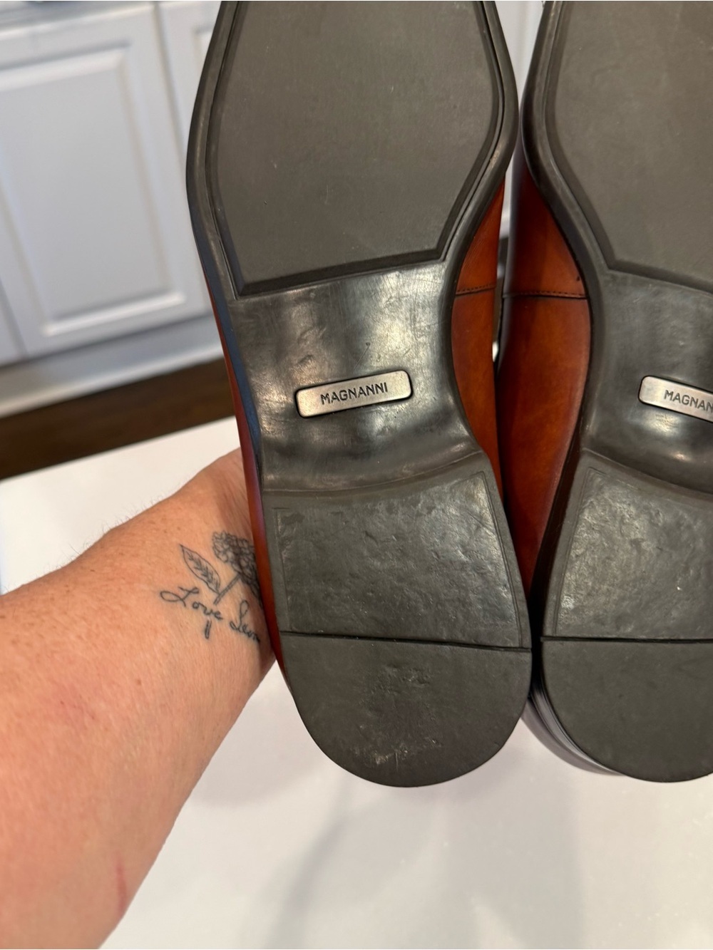 Magnanni Men’s Toreto Venetian Loafers Rich Brown Size US 10.5 EU 43.5 EUC - Picture 8 of 15